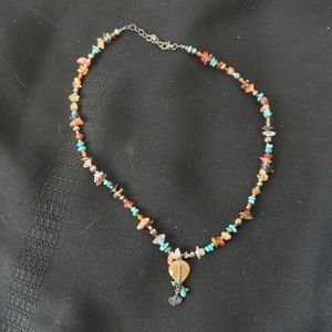 Sundance Catalog Peyote Bird Multi-Stone Necklace
